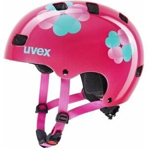 UVEX Kid 3 Pink Flower 51-55 Detská prilba na bicykel