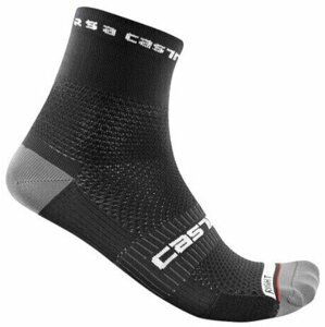 Castelli Rosso Corsa Pro 9 Sock Black S/M