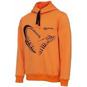 Savage Gear Mikina Mega Jaw Hoodie Sun Orange S