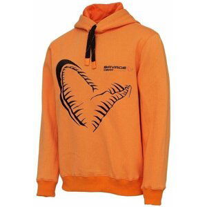 Savage Gear Mikina Mega Jaw Hoodie Sun Orange XL