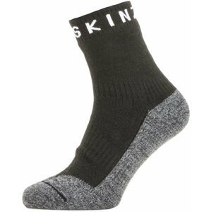 Sealskinz Waterproof Warm Weather Soft Touch Ankle Length Sock Black/Grey Marl/White XL Cyklo ponožky
