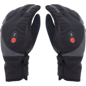 Sealskinz Waterproof Heated Cycle Gloves Black L
