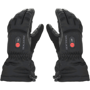 Sealskinz Waterproof Heated Gauntlet Glove Black M Cyklistické rukavice