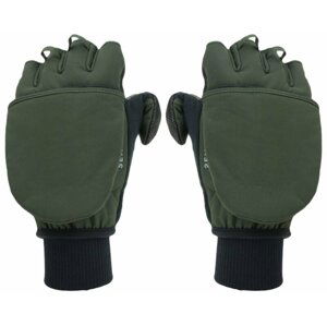 Sealskinz Windproof Cold Weather Convertible Mitten Olive Green/Black M Cyklistické rukavice