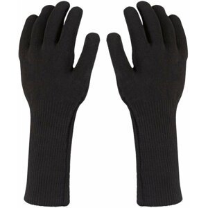 Sealskinz Waterproof All Weather Ultra Grip Knitted Gauntlet Black M Cyklistické rukavice