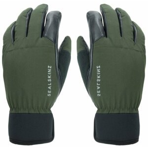 Sealskinz Waterproof All Weather Hunting Glove Olive Green/Black XL Cyklistické rukavice