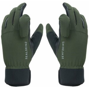 Sealskinz Waterproof All Weather Shooting Glove Olive Green/Black XL Cyklistické rukavice