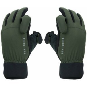Sealskinz Waterproof All Weather Sporting Glove Olive Green/Black L Cyklistické rukavice