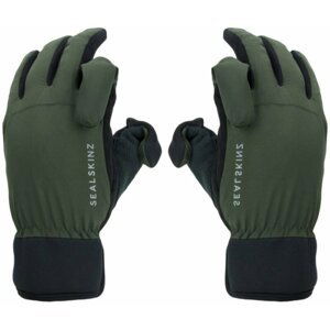 Sealskinz Waterproof All Weather Sporting Glove Olive Green/Black XL Cyklistické rukavice