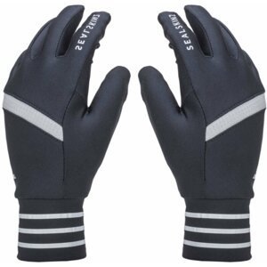 Sealskinz Solo Reflective Gloves Black/Grey M
