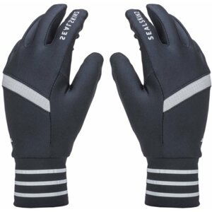 Sealskinz Solo Reflective Gloves Black/Grey L