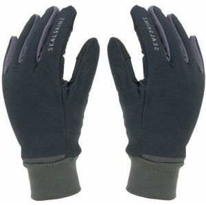 Sealskinz Waterproof All Weather Lightweight Glove with Fusion Control Black/Grey S Cyklistické rukavice