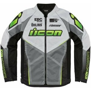 ICON - Motorcycle Gear Hooligan Ultrabolt™ Jacket Hi-Viz L Textilná bunda