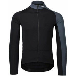 POC Essential Road Mid LS Jersey Uranium Black/Sylvanite Grey L