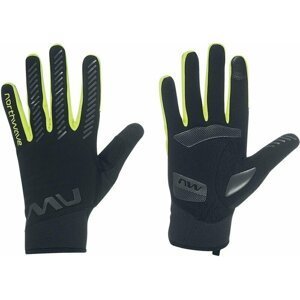 Northwave Active Gel Glove Black/Yellow Fluo M Cyklistické rukavice
