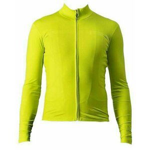 Castelli Pro Thermal Mid Long Sleeve Jersey Chartreuse 2XL