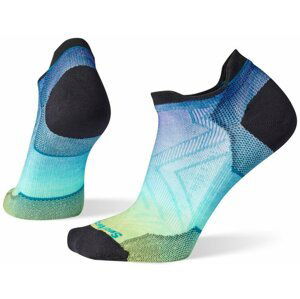 Smartwool W RUN ZERO CUSHION OMBRE PRINT LOW ANKLE capri Veľkosť: M