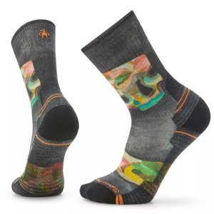 Smartwool HIKE LIGHT CUSHION PRINT CREW DEF LYFE multicolor Veľkosť: L ponožky