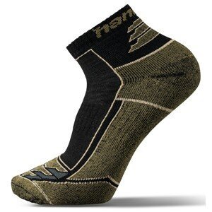 Hannah WALK LITE anthracite/green Veľkosť: M pánske ponožky