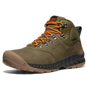 Keen NXIS EXPLORER MID WP MEN dark olive/black Veľkosť: 41 pánske topánky