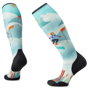 Smartwool W SKI TC SNOW BUNNY PRINT OTC capri Veľkosť: M ponožky