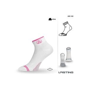 Lasting ABD ponožky pre aktívny šport 048 biela Veľkosť: (42-45) L ponožky