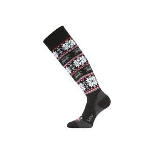 Lasting SSW 900 čierna merino ponožky lyžiarske Veľkosť: (42-45) L ponožky