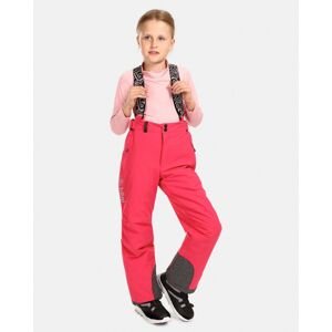 Kilpi MIMAS-J Ružová Veľkosť: 134 detské lyžiarske nohavice
