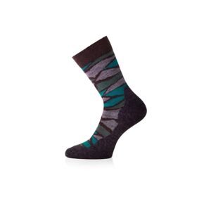 Lasting merino ponožky WLJ sivé Veľkosť: (42-45) L unisex ponožky