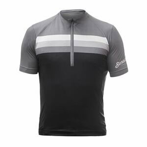 SENSOR CYKLO TOUR pánsky dres kr.rukáv black stripes Veľkosť: L