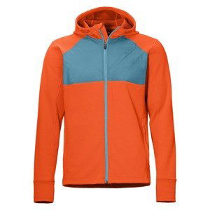 Marmot Hanging Rock Hoody - red sun/cascade blue Veľkosť: M