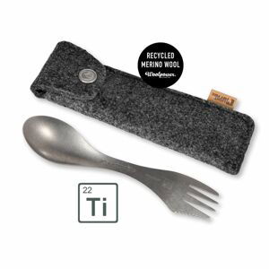 Light My Fire Spork Kit Titanium v Merinowool Case