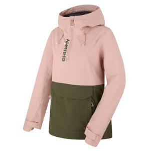 Husky Dámska outdoor bunda Nabbi L lt. pink/khaki Veľkosť: XS