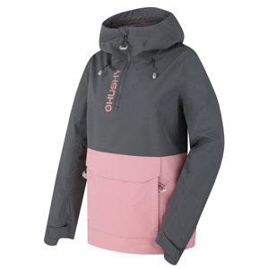 Husky Dámska outdoor bunda Nabbi L dk. grey/pink Veľkosť: XS