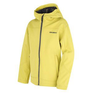 Husky Detská softshell bunda Simbo K lime green Veľkosť: 112