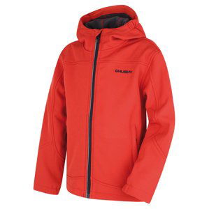 Husky Detská softshell bunda Simbo K red Veľkosť: 134