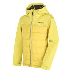 Husky Detská softshell plnená bunda Swany K lime green Veľkosť: 112