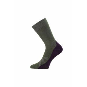 Lasting merino ponožky FWJ zelené Veľkosť: (42-45) L