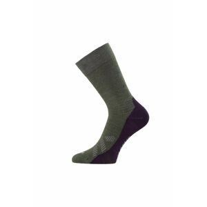 Lasting merino ponožky FWJ zelené Veľkosť: (38-41) M