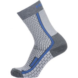 Husky Ponožky Treking šedá / modrá Veľkosť: L (41-44)