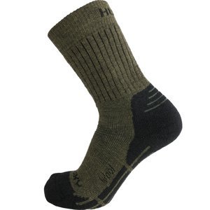 Husky Ponožky All Wool khaki Veľkosť: L (41-44)