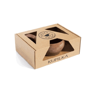 Kupilka KUKSA 370 ml Large + spork 205 SET - Original (BROWN)