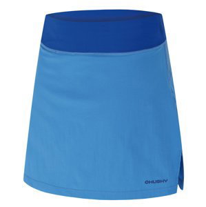 Husky Dámska funkčná sukňa so šortkami Flamy L blue Veľkosť: S