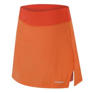 Husky Dámska funkčná sukňa so šortkami Flamy L orange Veľkosť: S