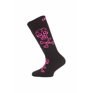 Lasting SJC 940 čierna detské ponožky Veľkosť: (29-33) XS ponožky