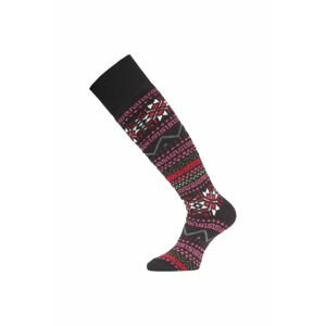 Lasting SKW 903 čierna merino ponožky lyžiarske Veľkosť: (38-41) M ponožky