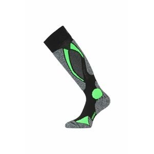 Lasting SWC 906 čierna merino ponožky lyžiarske Veľkosť: (46-49) XL ponožky