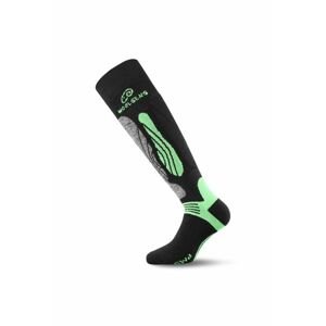 Lasting SWI 904 čierna Lyžiarske ponožky Veľkosť: (46-49) XL ponožky