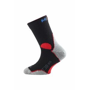Lasting TJD 903 čierna merino ponožka junior slabšie Veľkosť: (24-28) XXS ponožky