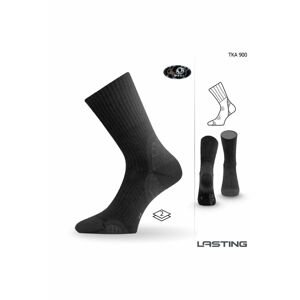 Lasting TKA 900 čierna vlnené zimné ponožky Veľkosť: (34-37) S ponožky